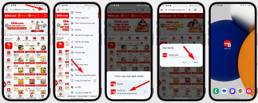 Chọn tải app cho Android