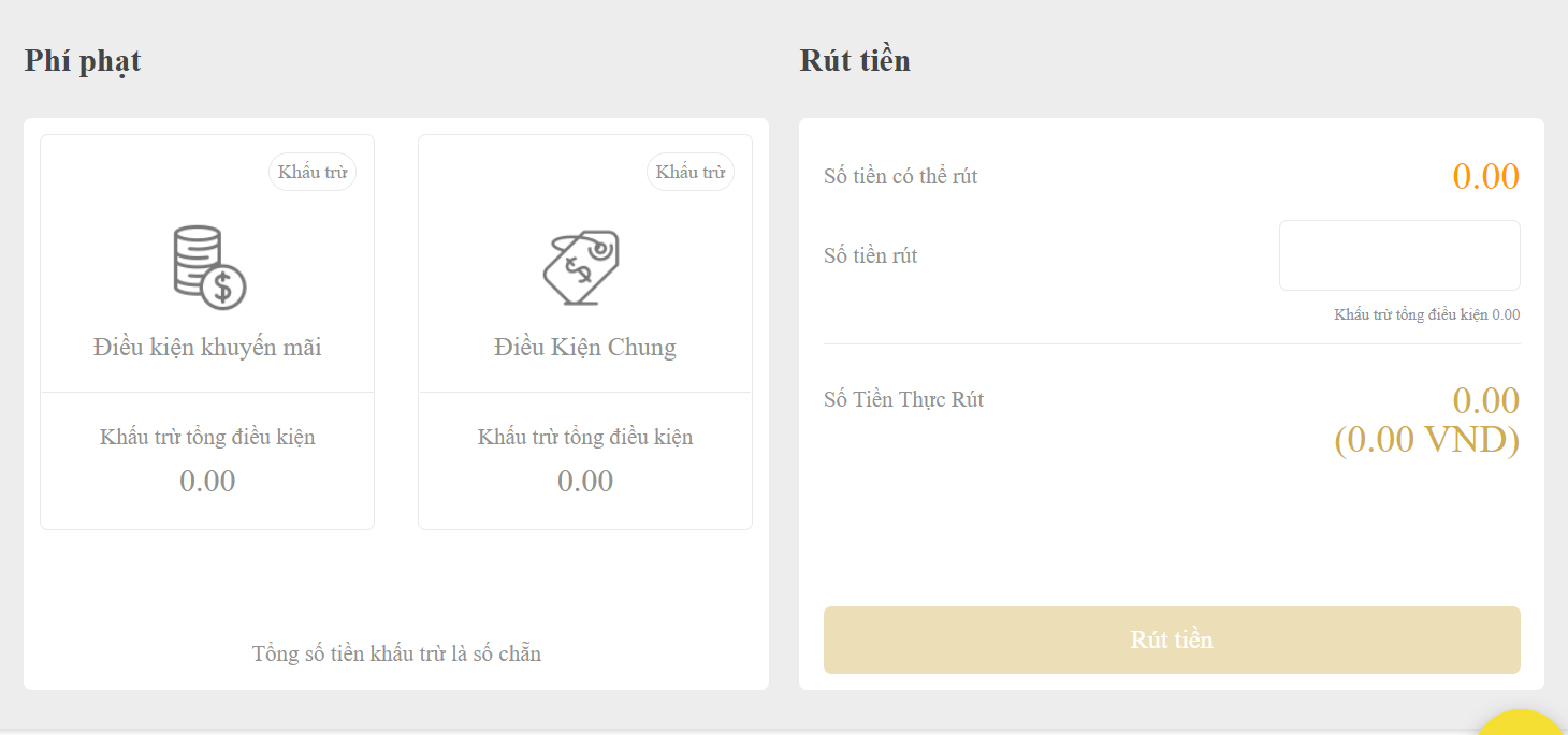 Hoàn tất quá trình rút tiền SV66