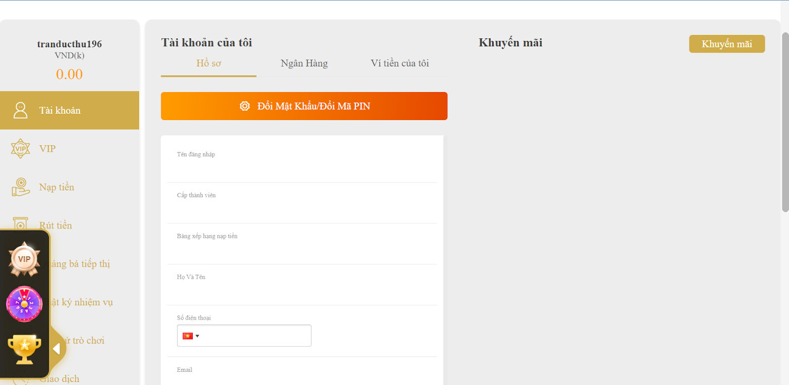 Một số công việc cần làm trước khi rút tiền